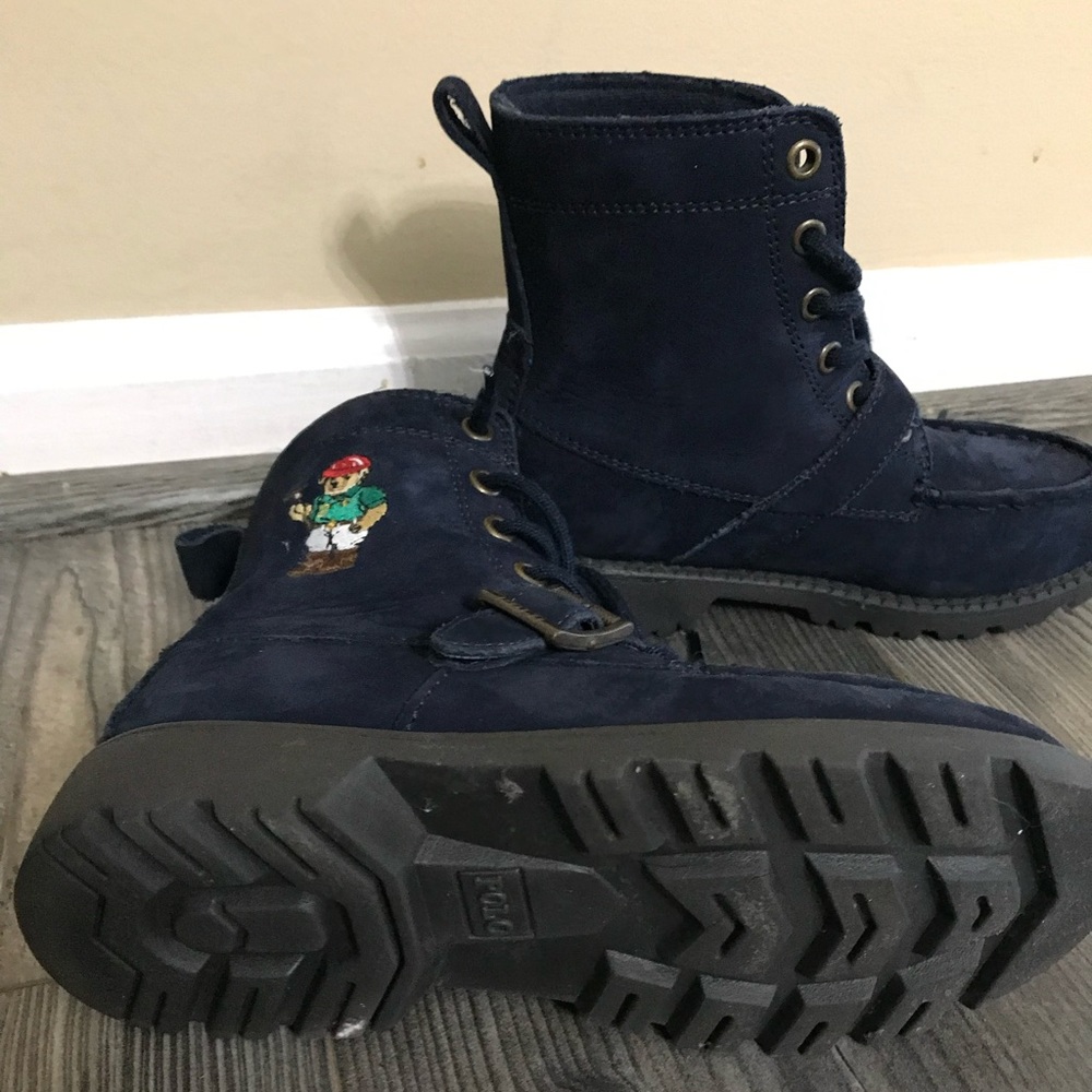 Polo Ralph Lauren boys leather hiking boot